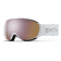 White Chunky Knit Chromapop Everyday Rose Gold Mirror
